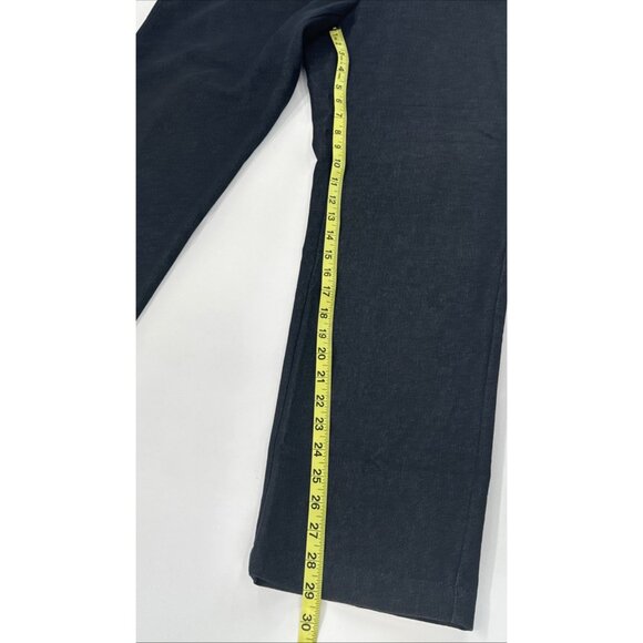 New Directions Pants Womens 14 Blue Relaxed Cropped High Rise Slim Stretch NEW - Picture 8 of 9